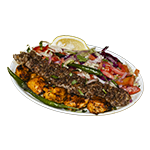 12. Charcoal Mince Kebab & Chicken 